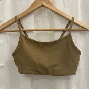 Sage Sports Bra in Tan